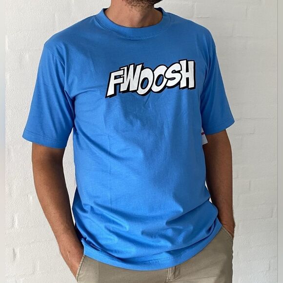 Fwoosh T-shirt size 3XL in light‎ blue NWT - Picture 1 of 7